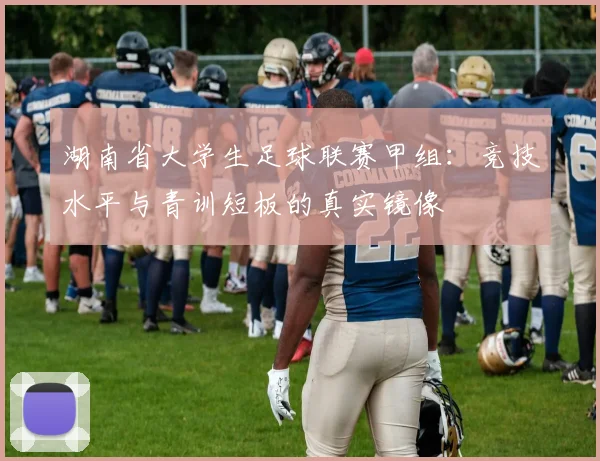 湖南省大学生足球联赛甲组：竞技水平与青训短板的真实镜像